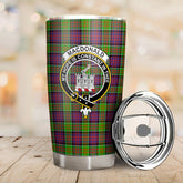 MacDonald (Clan Ranald) Tartan Crest Tumbler